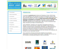 Tablet Screenshot of congresintaref.org